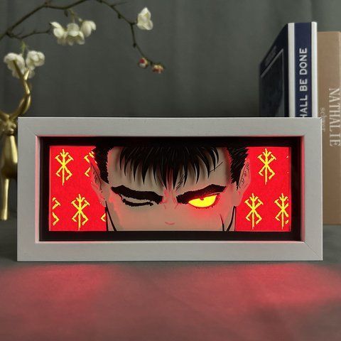 Светильник ночник 3D Берсерк Гатс Berserk Guts 20 см NL3D B G NL3D B G фото