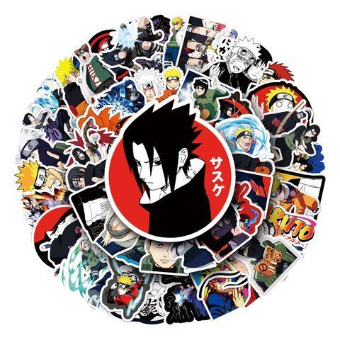 Стікерпак Наруто Набір наклейок GeekLand Naruto 50 штук 2881880152 фото