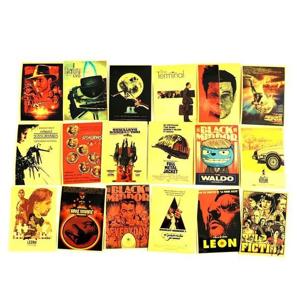 Стікерпак фільми міні-постери Набір наклейок GeekLand music mini posters 50 штук 2881878560 фото