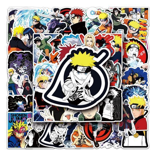 Стікерпак Наруто Набір наклейок GeekLand Naruto 50 штук 2881880152 фото