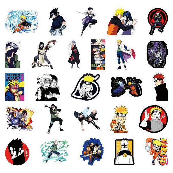 Стікерпак Наруто Набір наклейок GeekLand Naruto 50 штук 2881880152 фото