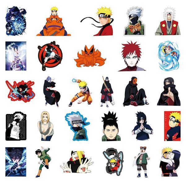 Стікерпак Наруто Набір наклейок GeekLand Naruto 50 штук 2881880152 фото