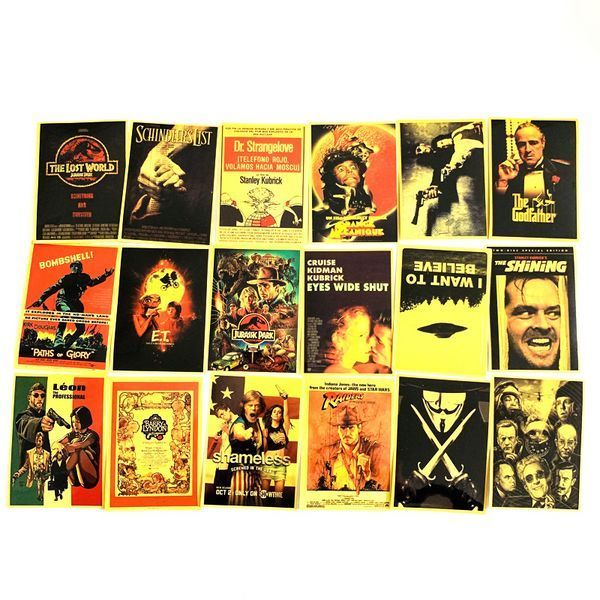 Стікерпак фільми міні-постери Набір наклейок GeekLand music mini posters 50 штук 2881878560 фото