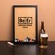 Рамка-копилка для пивных крышек "BeEr", Чорный-коричневый, английский 2603839704 фото 1