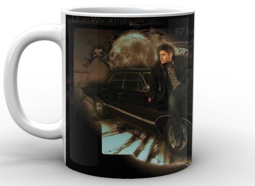 Кружка GeekLand біла Надприродне Supernatural Дін на Імпалі SN.02.017.607 SN.02.017.607 фото