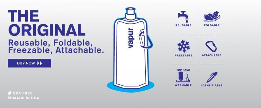 Фляга для воды Vapur Anti-Bottle в ассотрименте 2355719287 фото