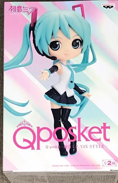 Фигурка Q posket Вокалоид Хатсуне Мику Vocaloid Hatsune Miku 14 см QP V HM A QP V HM A фото