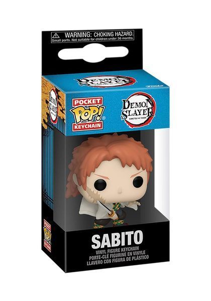 Фігурка брелок Funko Pop Фанко Поп Demon Slayer Sabito Клинок, що розсікає демонів Сабіто 4 см DS S K1404 DS S K1404 фото