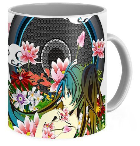 Кружка Вокалоиды Vocaloid Хацунэ Мику Hatsune Miku лилии VC 02.14 VC 02.14 фото