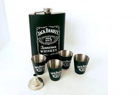 Подарочный набор Фляга Jack Daniels Black 2355724058 фото