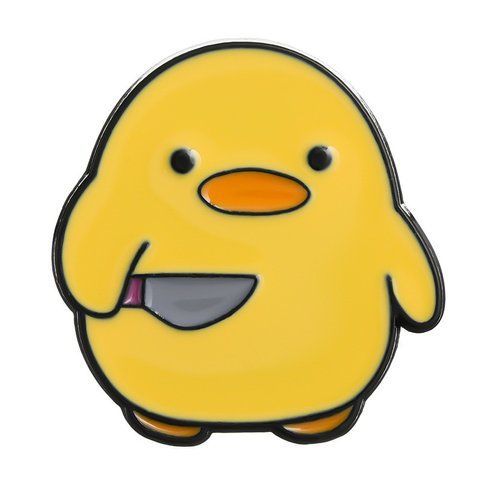 Значок Мем Утка с ножом Duck 3 см P MEM 05 2358957218 фото
