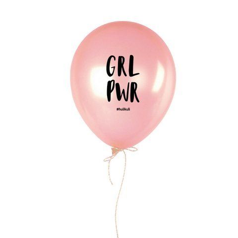 Кулька надувна "GRL PWR", Рожевий, Pink, англійська HK-shar-87 фото