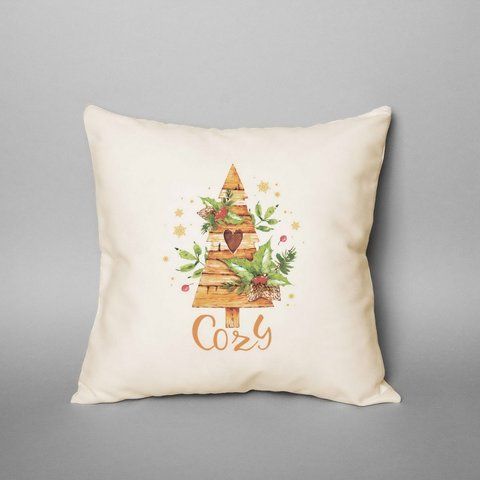 Подушка "Cozy", Бежевий, Beige, англійська BD-pil-11 фото
