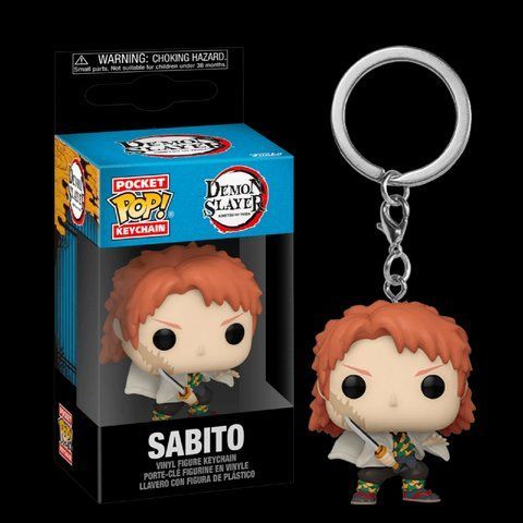 Фигурка брелок Funko Pop Фанко Поп Demon Slayer Sabito Клинок рассекающий демонов Сабито 4 см DS S K1404 DS S K1404 фото