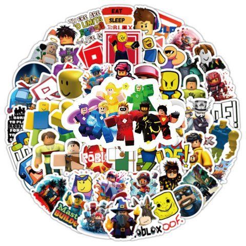 Стікерпак Роблокс Набір наклейок GeekLand ROBLOX 100 штук 2897339848 фото