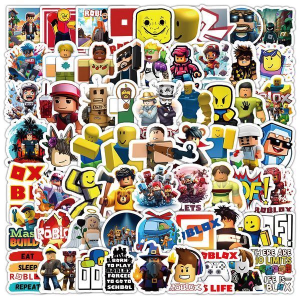 Стикерпак Роблокс Набор наклеек GeekLand ROBLOX 100 штук 2897339848 фото