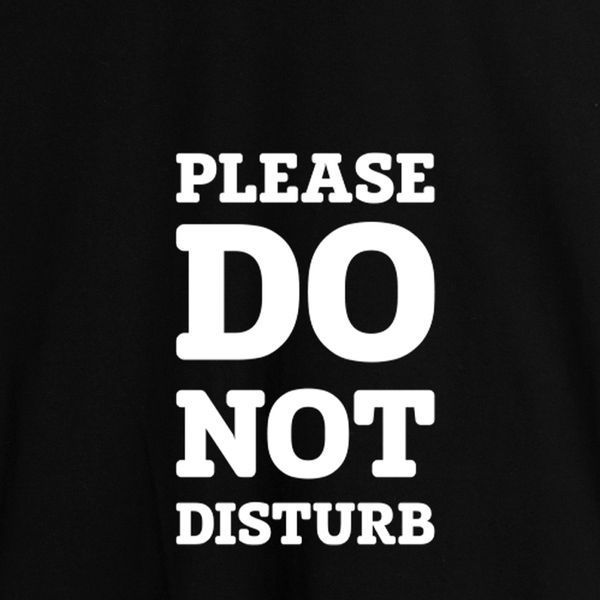Фартук "Please do not disturb", Черный, английский 2603854182 фото