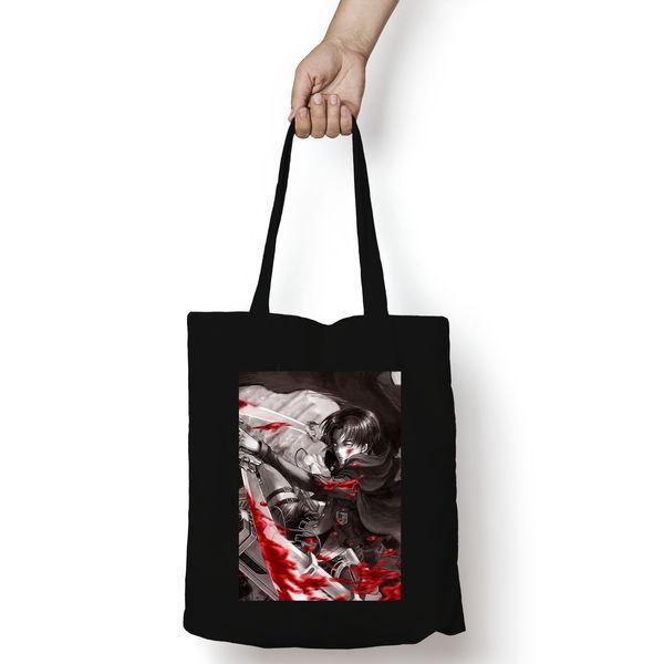 Шоппер эко-сумка Атака на титанов Attack on Titan Леви Аккерман BAG AL 10 BAG AL 10 фото