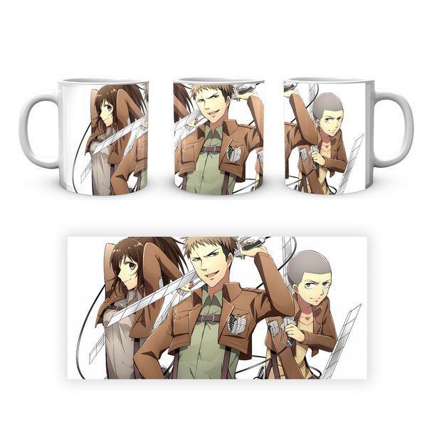 Кружка GeekLand Attack on Titan Атака Титанов Саша Жан Конни AOT 002.24 AOT 002.24 фото