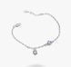 Браслет-цепочка серебряный Лириды Lavender 925 Zirkon 17 см+3 см 2911958449 фото 2