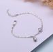 Браслет-цепочка серебряный Лириды Lavender 925 Zirkon 17 см+3 см 2911958449 фото 1
