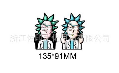 Голографічна наклейка Рік і Морті Rick and Morty 2887495946 фото