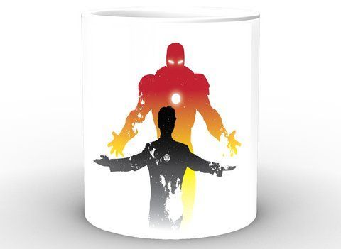 Кружка GeekLand Железный Человек Iron Man минимализм IM.02.038 1757922657 фото