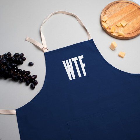 Фартук "WTF", Синий 2603908957 фото