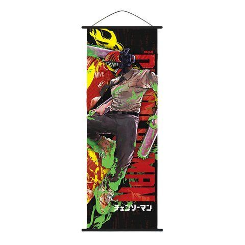 Гобелен Человек-бензопила Дэнджи Chainsaw Man Denji 70x25 см 2887494988 фото