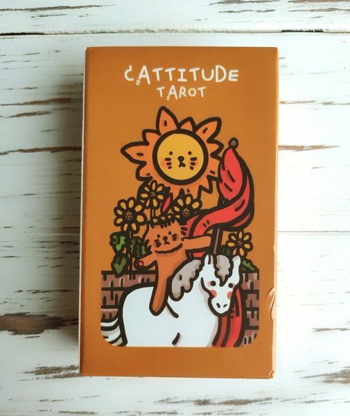 Карти Котяче Таро Cattitude Tarot 10.2х6 см 2569389045 фото