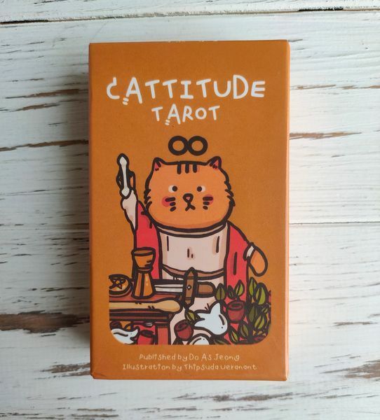 Карти Котяче Таро Cattitude Tarot 10.2х6 см 2569389045 фото