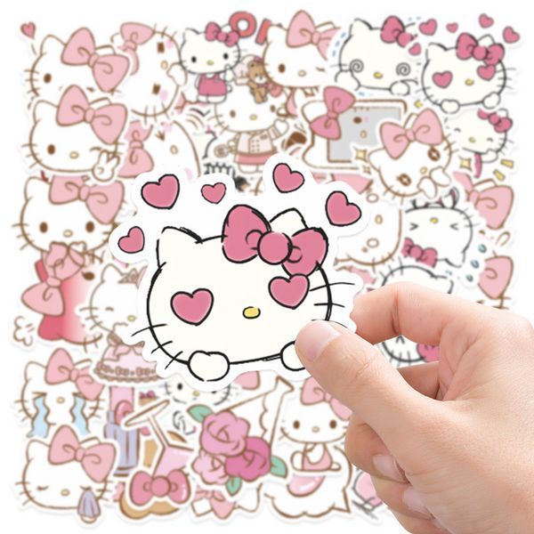 Стікерпак Набір наклейок GeekLand Hello Kitty Хелло Кітті 50 штук 2881880070 фото