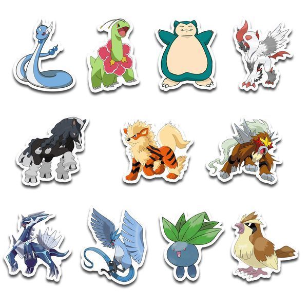 Стікерпак Набір наклейок GeekLand Покемони Pokemon 45 штук SP PK 01 SP PK 01 фото