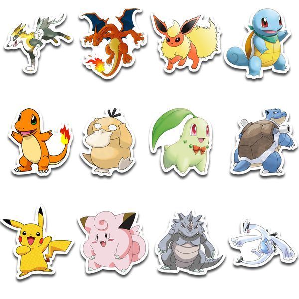 Стікерпак Набір наклейок GeekLand Покемони Pokemon 45 штук SP PK 01 SP PK 01 фото
