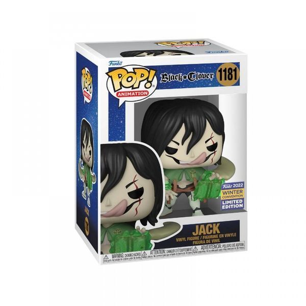 Фигурка Funko Pop Exclusive Фанко Поп Black Clover Jack Черный Клевер Джек 10 см BC J 1181 BC J 1181 фото