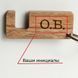 Брелок-подставка "Инициалы" именной, Коричневий, Brown BD-W-03 фото 5