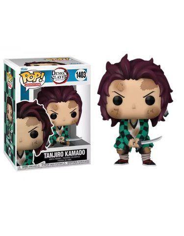 Фигурка Funko Pop Фанко Поп Demon Slayer Tanjiro Клинок рассекающий демонов Танджиро Камадо 10 см DS TK 1403 DS TK 1403 фото