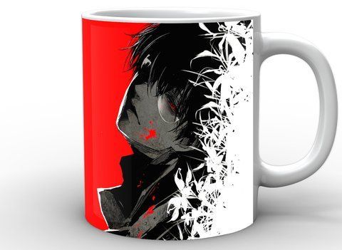 Кружка Geek Land белая Tokyo Ghoul Токийский гуль красный фон TG.02.025 TG.02.025 фото