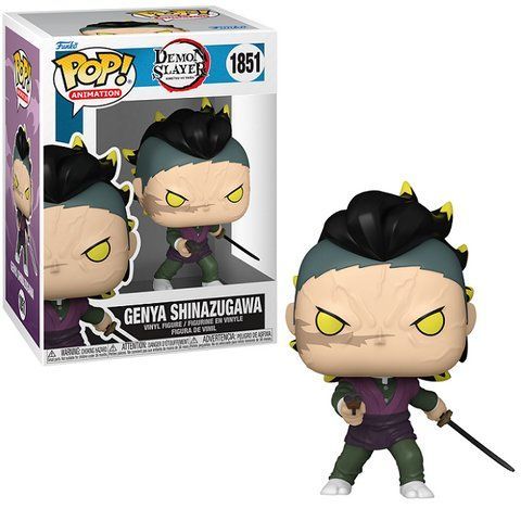 Фигурка Фанко Поп Клинок рассекающий демонов Гэнъя Funko Pop Demon Slayer Genya Shinazugawa FP DS GS 1851 2691515305 фото