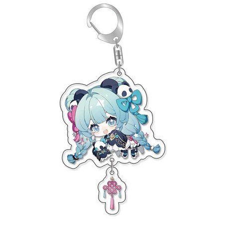 Брелок акриловий Вокалоїд Хацуне Міку Vocaloid Miku Hatsune 5 см 2462168455 фото