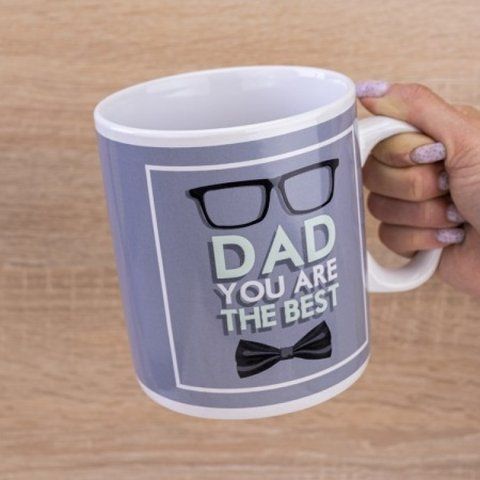 Чашка велетень Dad you are the best Великий тато 1000мл 1892180438 фото