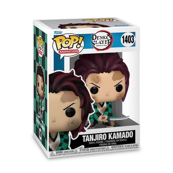 Фігурка Funko Pop Фанко Поп Demon Slayer Tanjiro Kamada Клинок, що розсікає демонів Танджиро Камадо 10 см DS TK 1403 DS TK 1403 фото