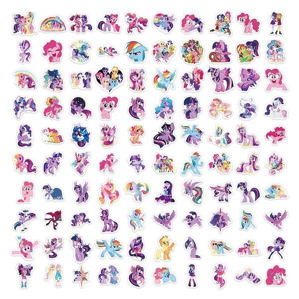 Стикерпак Набор наклеек GeekLand Май Литл Пони My Little Pony 100 штук 2881878588 фото
