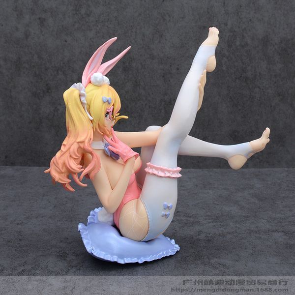 Фигурка Эро 18+ Девушка с заячьими ушками Rabbit Girl Pink ver. 16 см 3023946954 фото