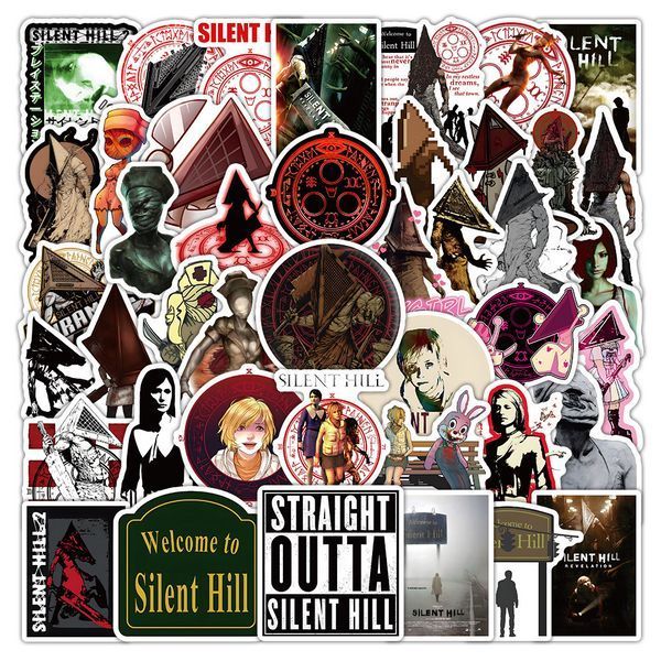 Стикерпак Сайлент Хилл Набор наклеек GeekLand Silent Hill 50 штук 2897339849 фото