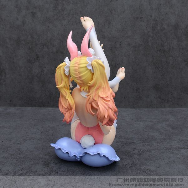 Фигурка Эро 18+ Девушка с заячьими ушками Rabbit Girl Pink ver. 16 см 3023946954 фото