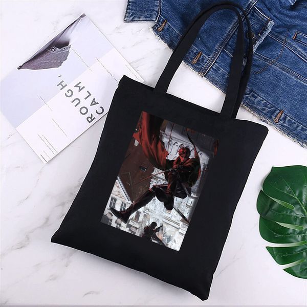 Шоппер эко-сумка Атака на титанов Attack on Titan Леви Аккерман BAG AL 11 BAG AL 11 фото