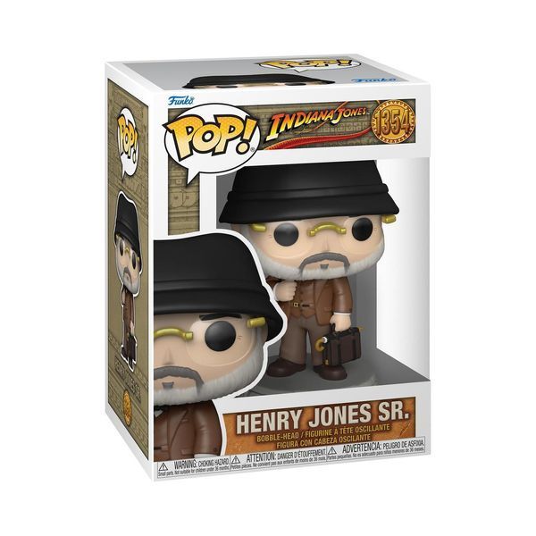 Фігурка Funko Pop Фанко Поп Indiana Jones Henry Jones Sr Індіана Джонс Генрі Джонс Старший 10 см FP IJ 1354 FP A MQ 1324 фото