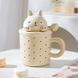Кружка керамическая с крышкой и ложкой Bunny 400 мл 2513738865 фото 1