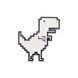 Значок Мем Динозавр Гугл Google Dinosaur 3 см P MEM 06 2358957219 фото 1